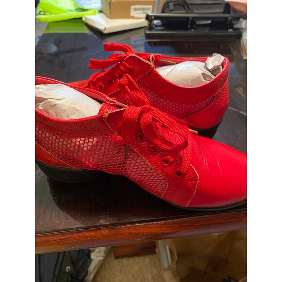 VEACAM Unisex Italian Soft Leather Red Shoes Anti Slip Size 10.5 - Picture 7 of 12